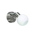 Action Wandleuchte, 1-flammig, Serie Nois, 1 x LED, 5 W, 6-6 V, Durchmesser 9 cm, Kelvin 3000, Lumen 400, nickel matt 407101640000