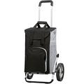 Andersen 166-065-80 Einkaufstrolley Royal Dante 45 L, Aluminium, Polyester, schwarz, 100 x 40 x 30 cm