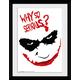 GB eye Poster, 16 x 12 cm Batman-the Dark Knight Smile Gerahmtes Foto