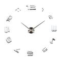 GMMH 0108 Wanduhr, Selbst gestaltbar, Do-it-yourself, XXL, 100-130 cm