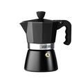 Creative Tops 3 Cup La Cafetiere Classic Espresso Coffee Maker Percolator, schwarz