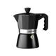 Creative Tops 3 Cup La Cafetiere Classic Espresso Coffee Maker Percolator, schwarz