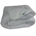 Ourson Bettbezug bi-matiere – Behandlung gegen Staubmilben – 1 Seite Fleece 1 Seite Baumwolle – Bär, Blanc A0, 240 x 260