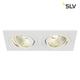 SLV NEW TRIA 2 SET Indoor-Lampe Aluminium Weiß Lampe innen, Innen-Lampe