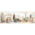 Pro-Art g1684m Wandbild Giclée 'Frankfurt I' 120 x 40 cm