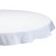 Comptoir du Linge lpr08001, Polyester/Baumwolle, rund, Durchmesser 180 cm, weiß
