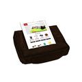 Roomox iPad-Kissen Tosh für Smartphone, eReader, Tablet-Besitzer Stoff 28 x 6,5 x 21 cm, schwarz