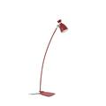 Faro Barcelona Retro 20009 – Tisch- und Fuß-Lampe, 20 W, Korpus aus Metall, Rot