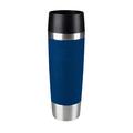 Emsa 515618 Isolierbecher (Mobil genießen, 500 ml, Quick Press Verschluss, Travel Mug Grande) blau