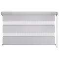 mydeco® 80x160 cm [BxH] in grau - Doppelrollo ohne bohren, Duorollo - Klemmfix Rollo incl. Klemmträgerr - Sonnenschutz, Sichtschutz für Fenster