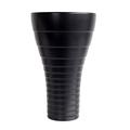 ASA 9304304 Vase Keramik, 21 x 11 x 21 cm, schwarz