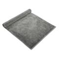 möve Bamboo Luxe Badteppich 60 x 60 cm aus 50 % Baumwolle / 50 % Viskose aus Bambus-Zellstoff, silver grey