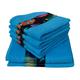 Dyckhoff 756496400, 6 teilig, Fische, blau Qualität, 450 g/m², 2 Badetücher, Duschtücher 70 x 140 cm und 4 Handtücher 50 x 100 cm, 100% Baumwolle