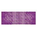 LifeStyle-Mat Designer Fussmatte Haustür – Fussmatten Rutschfest und waschbar – Schmutzfangmatte/Fussabstreifer – VIOLETT67x170cm