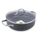 GreenPan Venice 30 cm Hard Anodized Induktion Antihaft-Kasserolle aus Keramik, Buffet