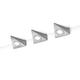 Trio Leuchten 3-er Set LED-Unterbauleuchte in nickel matt 273370307