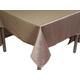 Soleil d'ocre Tischdecke quadratisch 180x180 cm FIESTA taupe