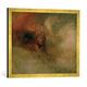 Gerahmtes Bild von Joseph Mallord William Turner Death on a pale Horse, Kunstdruck im hochwertigen handgefertigten Bilder-Rahmen, 70x50 cm, Gold raya