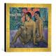 Gerahmtes Bild von Paul Gauguin And the Gold of their Bodies, 1901", Kunstdruck im hochwertigen handgefertigten Bilder-Rahmen, 30x30 cm, Gold raya