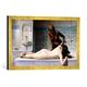 Gerahmtes Bild von Edouard-Bernard Debat-Ponsan The Massage, 1883", Kunstdruck im hochwertigen handgefertigten Bilder-Rahmen, 60x40 cm, Gold raya