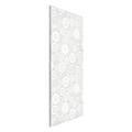 Apalis 108684 Magnettafel Sezession Memoboard Design Hoch Metall Magnet Pinnwand Motiv Wand Stahl Küche Büro, 78 x 37 cm, weiß/hell grau