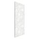 Apalis 108684 Magnettafel Sezession Memoboard Design Hoch Metall Magnet Pinnwand Motiv Wand Stahl Küche Büro, 78 x 37 cm, weiß/hell grau