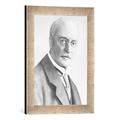 Gerahmtes Bild von AKG Anonymous Rudolf Diesel/Foto, Kunstdruck im hochwertigen handgefertigten Bilder-Rahmen, 30x40 cm, Silber raya