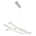 Briloner Leuchten LED Hänge- & Pendelleuchte, geschwungene Deckenleuchte, dimm- & höhenverstellbar, Wohnzimmer- & Esstisch-Lampe, 53 W, max. 120 cm