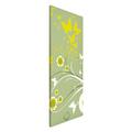 Apalis 108679 Magnettafel Schmetterlinge im Frühling Memoboard Design Hoch Metall Magnet Pinnwand Motiv Wand Stahl Küche Büro, 78 x 37 cm