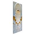 Apalis 108646 Magnettafel Moschee in Abu Dhabi Memoboard Design Hoch Metall Magnet Pinnwand Motiv Wand Stahl Küche Büro, 78 x 37 cm