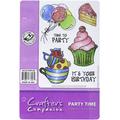 Unbekannt Crafter 's Companion Crafter 's Companion EZMount Selbst Set 14 x 21,6 cm Party Time, Acryl, Mehrfarbig