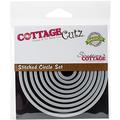 Cottage Cutz Basics Stanzformen, Motiv: Gesteppte Kreise. 1,9 cm bis 9,5 cm