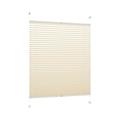 DecoProfi Plissee Stoff Creme 65 x 220 x 2 cm