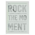 I LOVE MY TYPE ILMT-001024 Poster Rock The Moment, DIN A3, 29,7 x 42 cm, grün