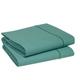 Blanc Des Vosges c4d33 m -0290 Spannbetttuch Baumwolle blau Ente, Baumwolle, blau (bleu Canard), 180 x 290