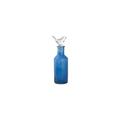 H+H 8148800 Flasche Bad Glas, 21 cm, Blau/Transparent