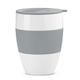 koziol Thermobecher 400 ml Aroma to go, Kunststoff, solid cool grey, 9,1 x 9,1 x 12 cm