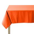 COUCKE 3152192181511 Uni Tischdecke, Baumwolle, quadratisch 180 X 180 cm, Baumwolle, Mandarine, 180 x 180 x 0,03 cm