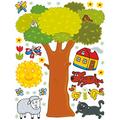 Wand Sticker Baum K1044 kunststoff, 65 x 0,5 x 85 cm, mehrfarbig"