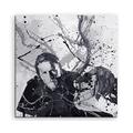 Paul Sinus Art Sons_of_Anarchy_Art_60x60-SA Wandbild Leinwand, 90 x 50 x 3 cm, Mehrfarbig