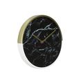 Karlsson KA5606BK Wanduhr Marble Delight Gold, schwarz, 5 x 30 x 30 cm