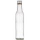 gouveo 24 Leere Glasflaschen Bordeaux 250 ml incl. Schraubverschluss Silber und Flaschendiscount Rezeptbroschüre