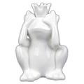 Holst Porzellan PSFR 007 Porzellanfigur Froschkönig "nicht sehen", weiß, 7.5 x 8 x 11.5 cm, 6 Einheiten
