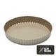 Paul Hollywood by Kitchencraft Antihaft-Fluted Tart Tin/Quiche Pfanne mit Hebeboden, Stahl, champagnerfarben, 23 cm/9 inch