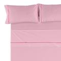 es-Tela Glatte biés 50/50 Bettwäsche Set Para cama de 160 cm, 4 piezas Rosa