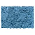 Wenko Badteppich Chenille Ocean Blue Duschmatte Polyester Blau 80x50x3 cm