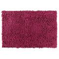 Wenko Badteppich Chenille Rasberry Red Duschmatte Polyester Rot 80x50x3 cm