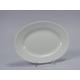 H+H Lorel Oval Auflaufform, 24 cm, Bone China Porzellan, weiß