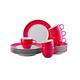 Thomas 10850-408525-28352 Sunny Day New Red Kaffeeset 18-teilig Kaffeeset, Porzellan, New Red, 38x28x28 cm, 18 Einheiten