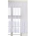 Alktex-Fako Askerton BS 125x450 Fertiggardine, Polyester, weiß/transparent, 125 x 450 x 0,3 cm